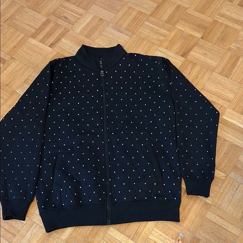 Le Bon Ton Men's navy Polka Dot Sweater NWOT